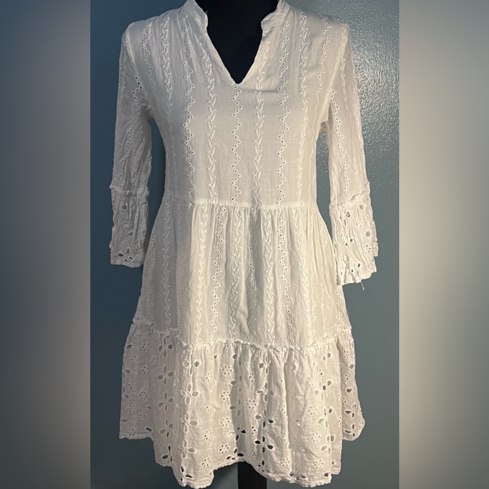 Solitaire White Swim Cover-Up​